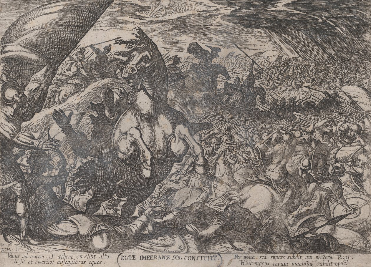 Plate 11: Joshua Ordering the Sun to Stand Still, from 