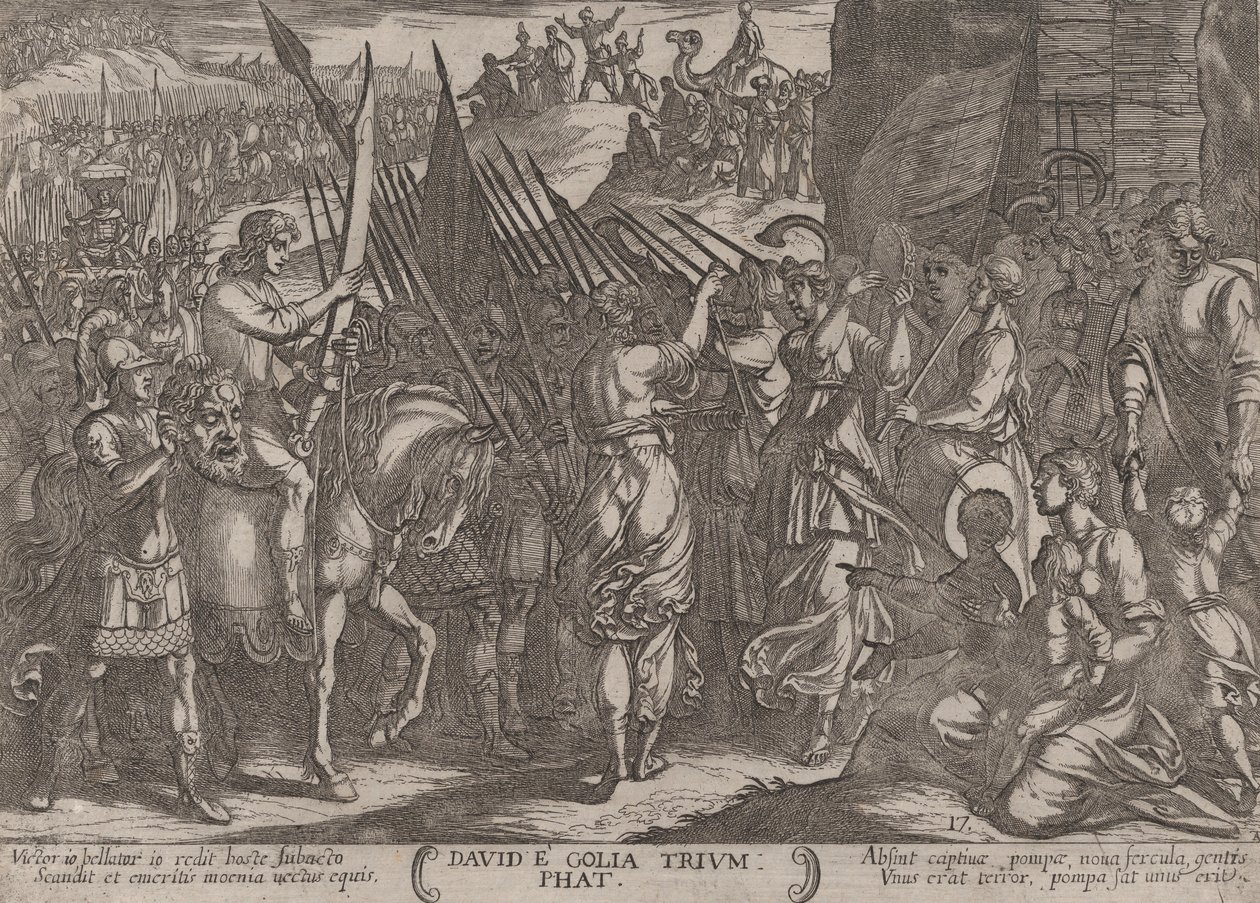 David Returning in Triumph with the Head of Goliath, from 