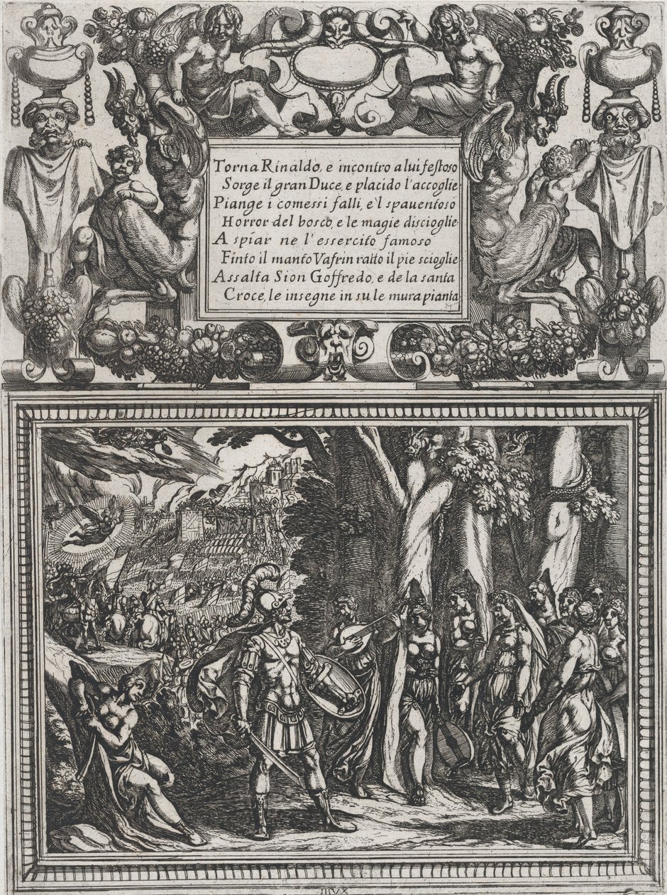 Illustration to Canto XVIII, from Torquato Tasso
