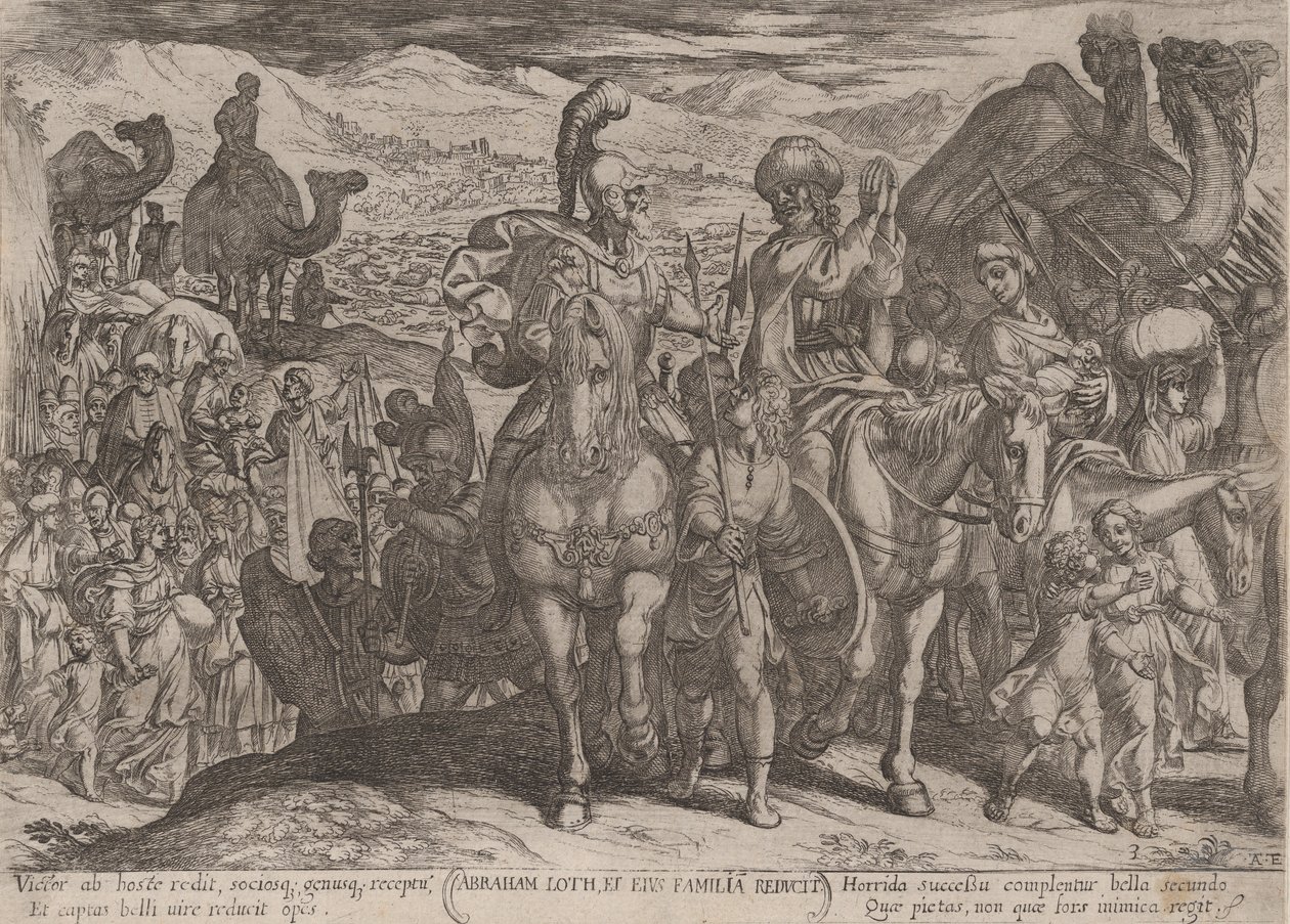 Plate 3: Abraham Taking Lot and His Family to His Own Land, from 