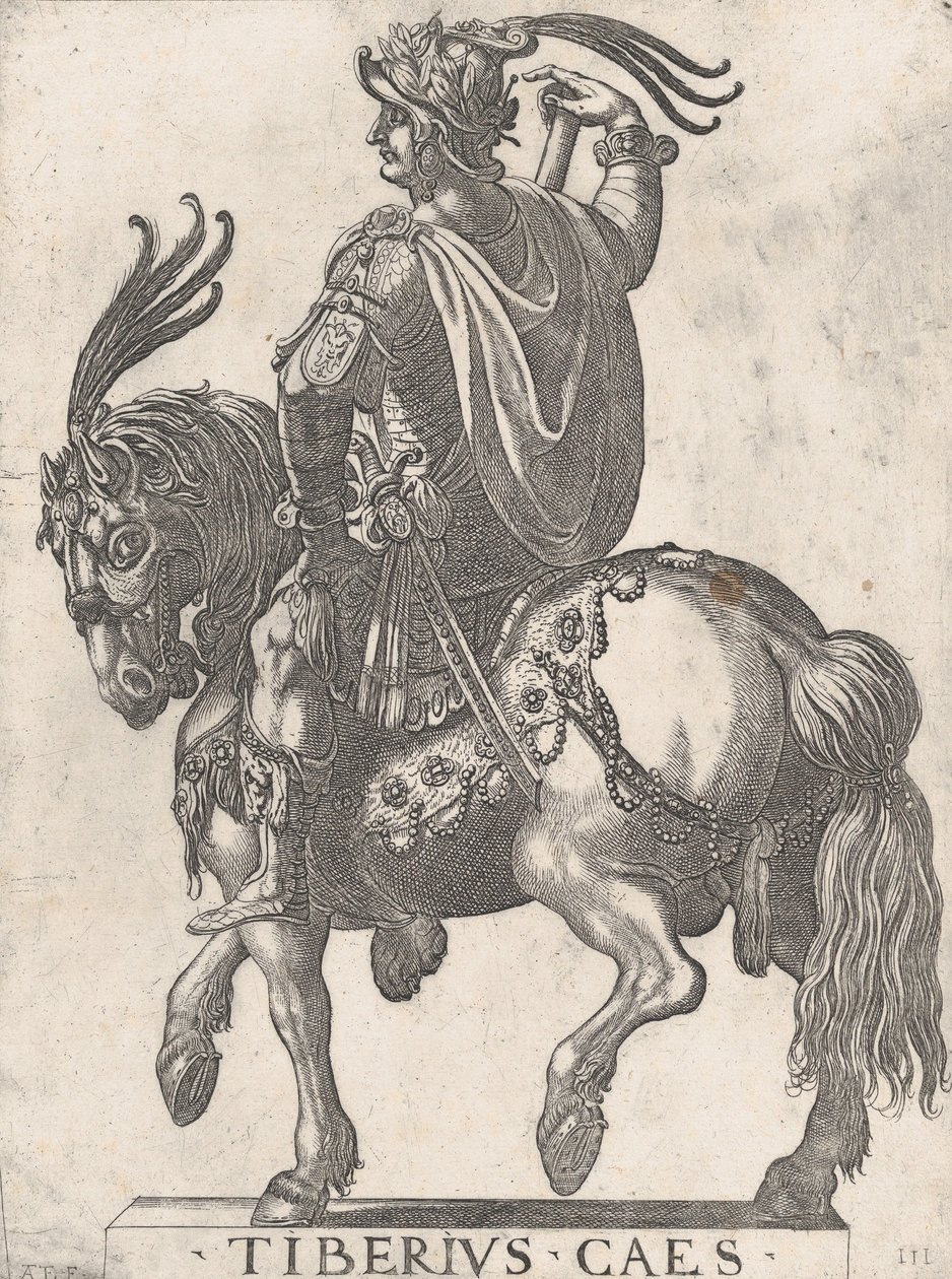 Plate 3: Emperor Tiberius on Horseback, from 