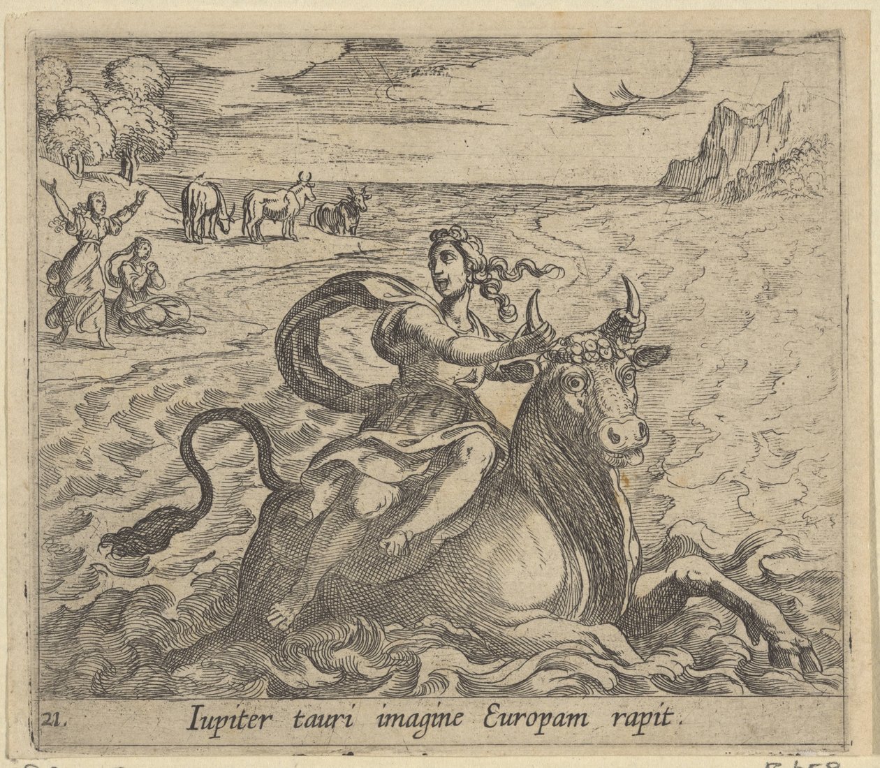 The Abduction of Europa by Antonio Tempesta