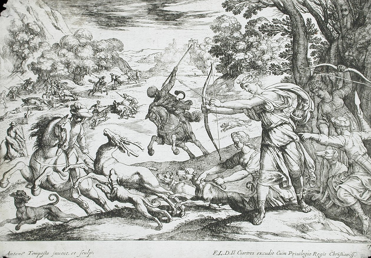 Stag Hunt by Antonio Tempesta