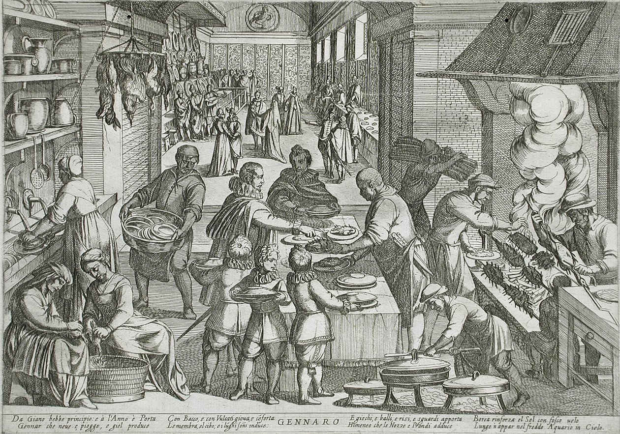 The Twelve Months I by Antonio Tempesta