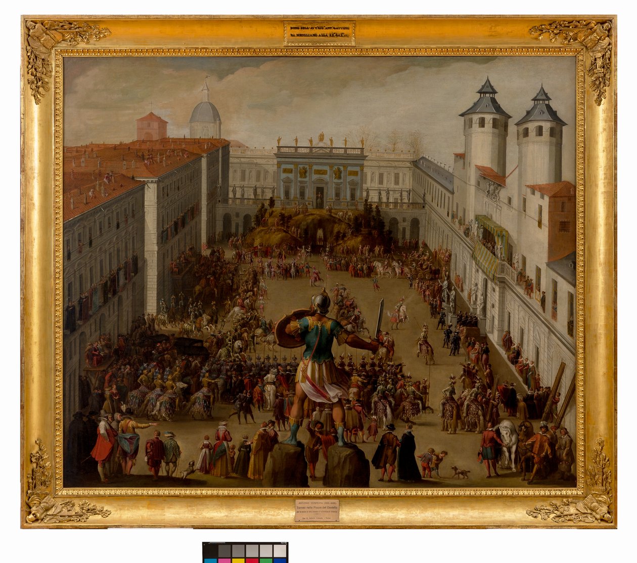 Tournament in the Piazza del Castello, Turin by Antonio Tempesta