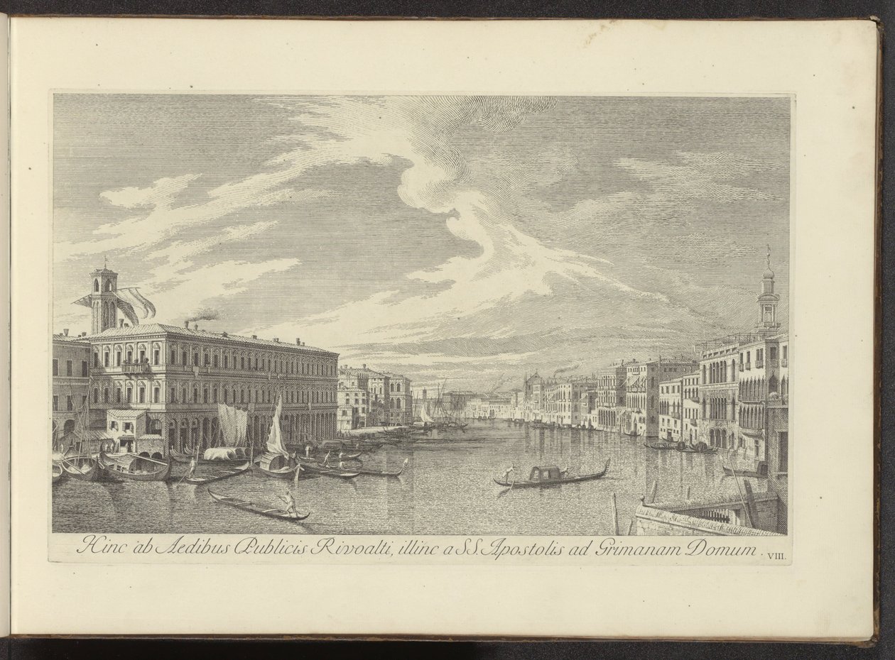 View of the Grand Canal in Venice by Antonio Visentini