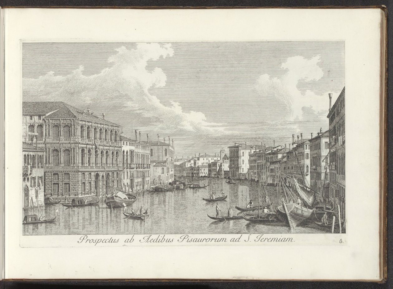 View of the Grand Canal in Venice by Antonio Visentini