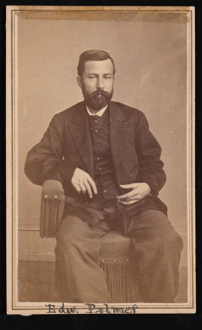 Portrait of Edward Palmer by Antonio Zeno Shindler