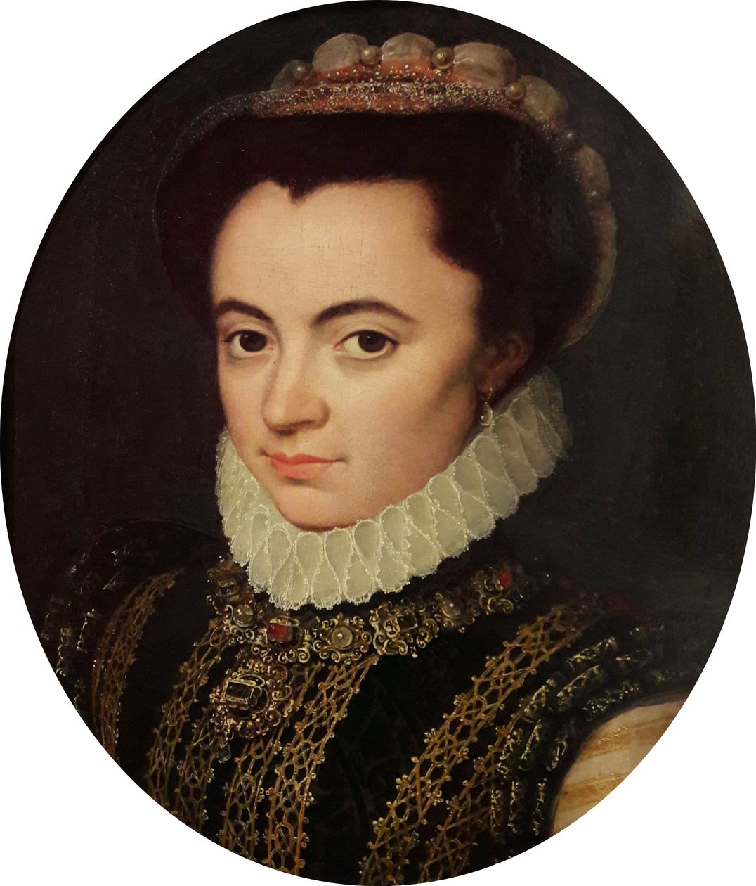 Portrait of Maria of Portugal, Duchess of Parma (1538-1577) by Antonis Mor