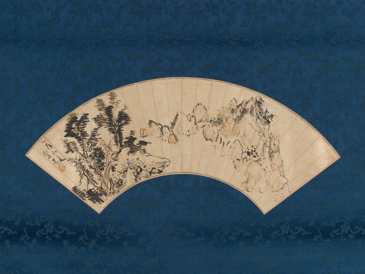 Preparing Tea by a Mountain Gorge by Aoki Mokubei