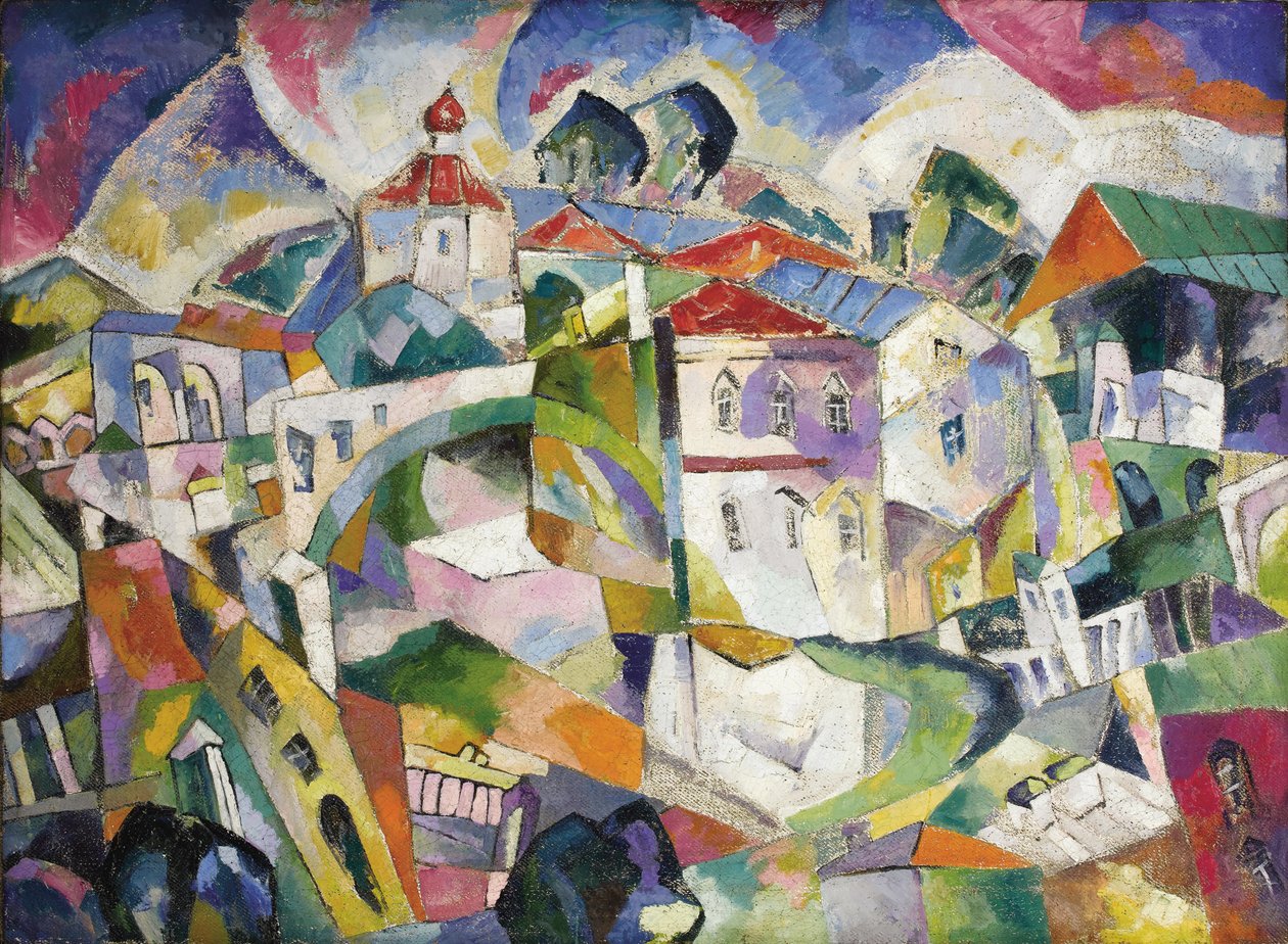 Cubist Cityscape, 1910s by Aristarkh Vasilievic Lentulov