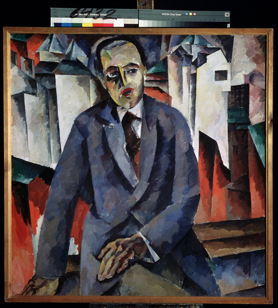 Portrait of the Regisseur Alexander Tairov by Aristarkh Vasilievic Lentulov