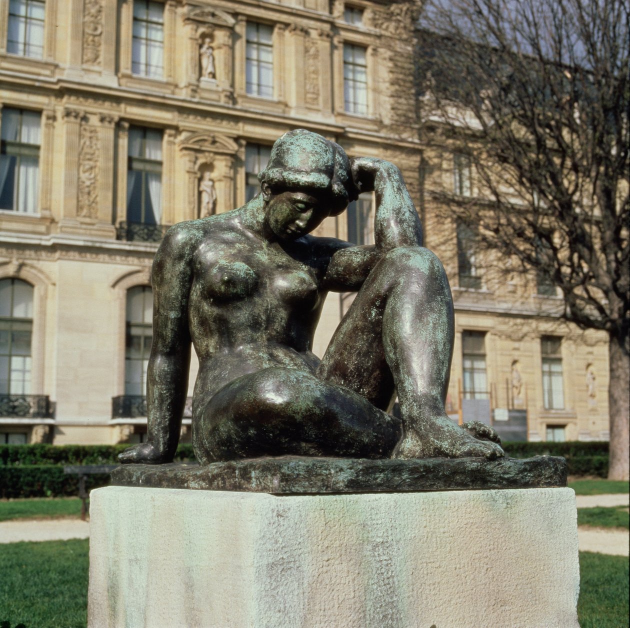 La Mediterranee, Place du Carrousel, Louvre, Paris, 1902-05 by Aristide Maillol