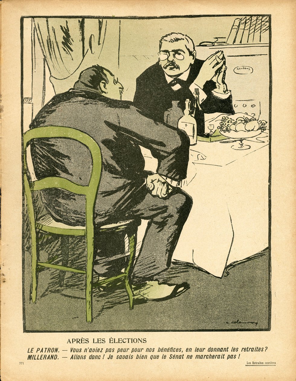 The Butter Plate, number 257, Satirical in Colors