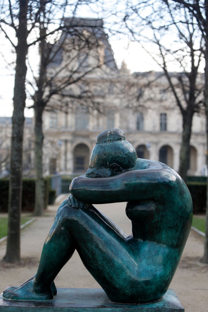 Tuileries Garden, Aristide Maillol, The Night, Paris, France (photo) by Aristide Maillol
