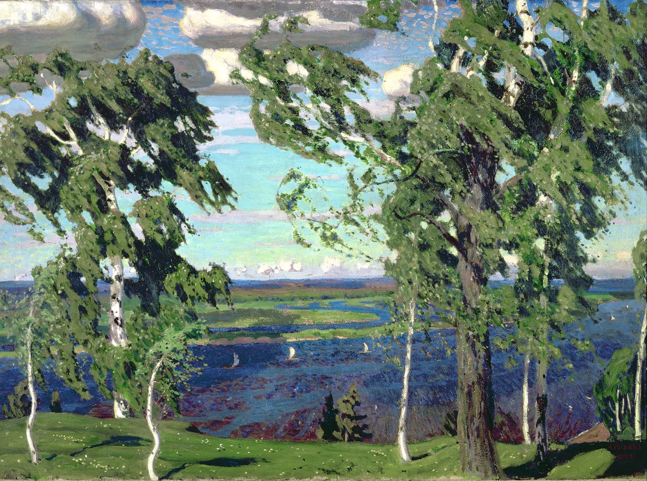 Green Sensation, 1904 by Arkadij Aleksandrovic Rylov