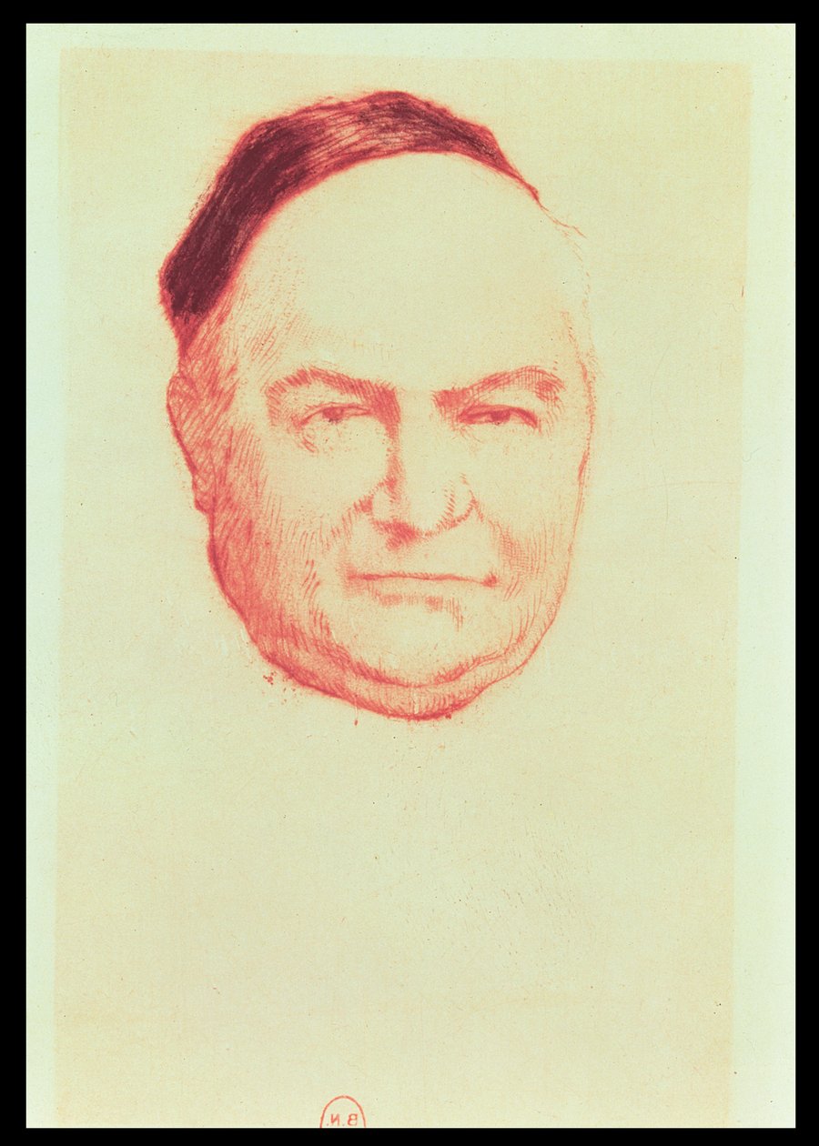 Portrait of Charles Augustin Sainte-Beuve by Armand Rassenfosse