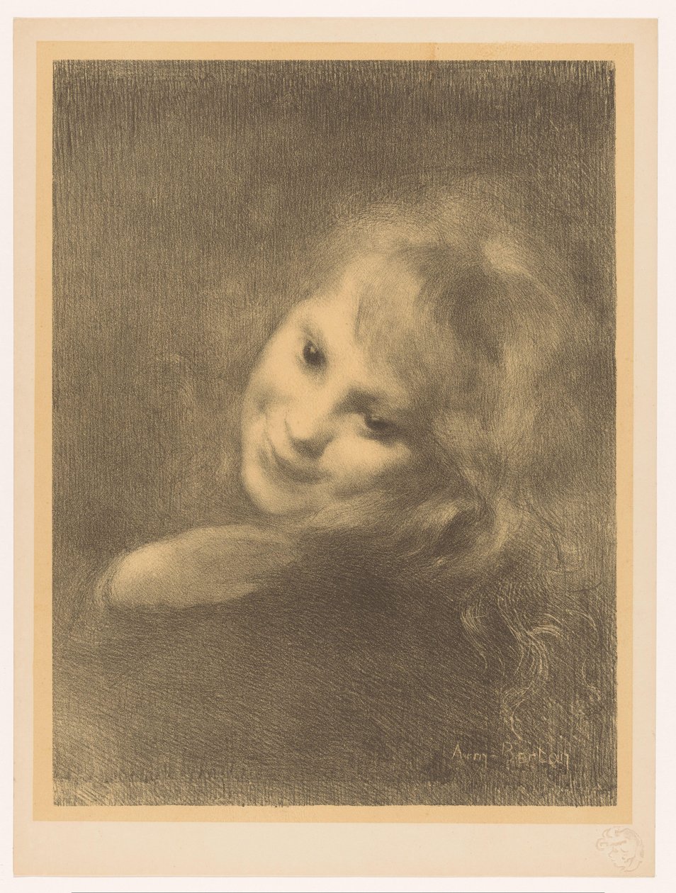 Smiling Girl by Armand Berton