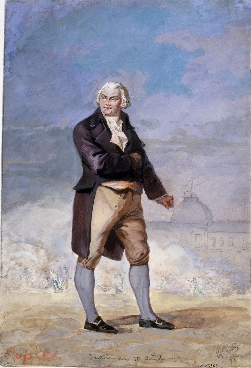 Portrait of Georges Jacques Danton, 1879 by Armand Cyboule