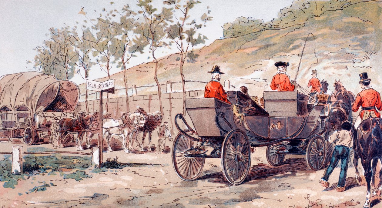 The Royal Carriage of Leopold I of Belgium circa 1830, 1886 by Armand Jean Heins