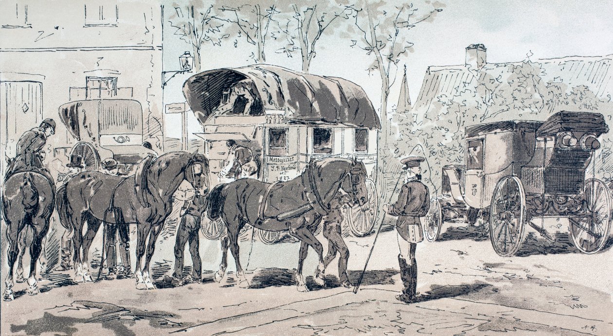 Types of Coaches used during the 19th Century by Armand Jean Heins