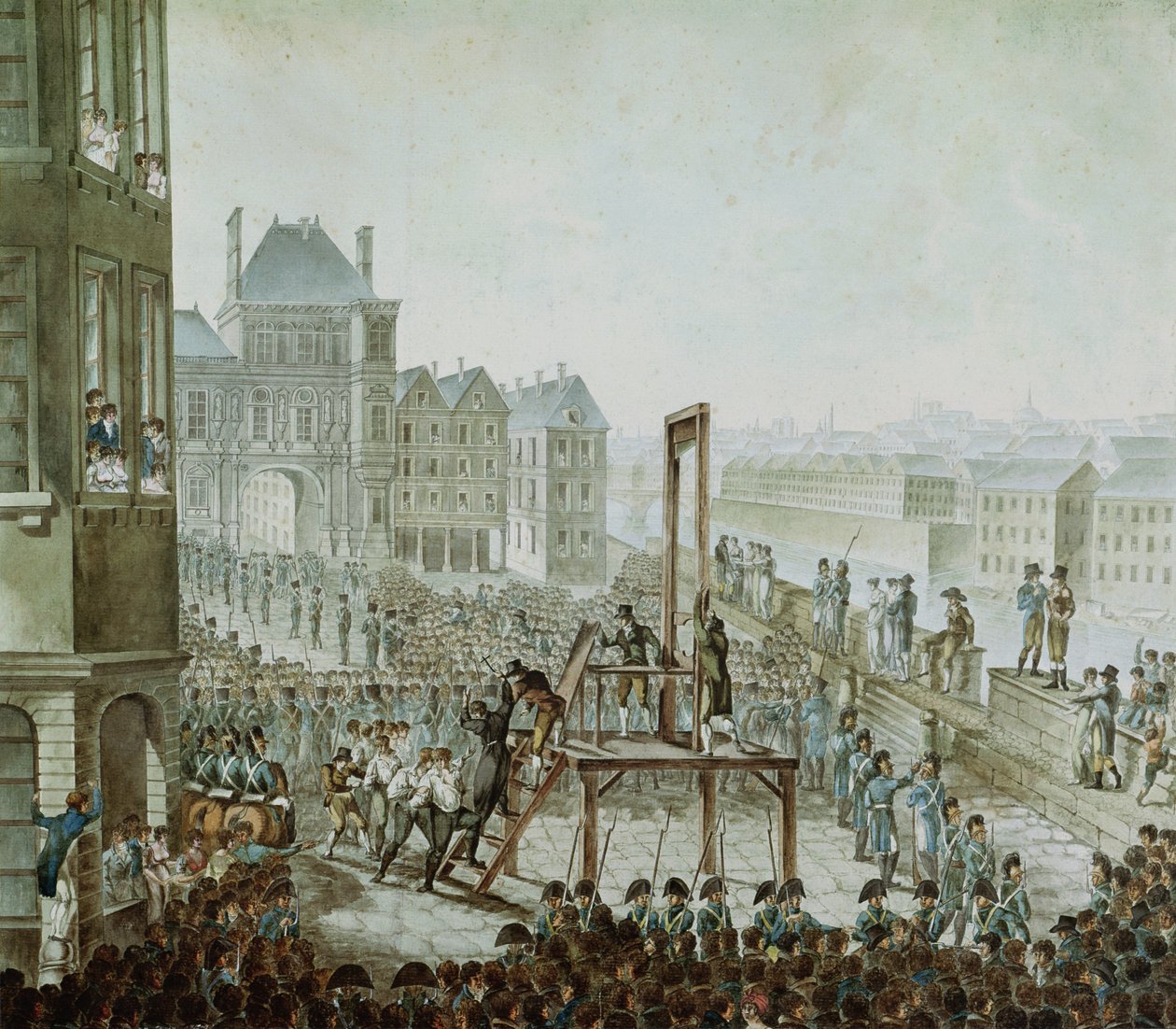 The Execution of Georges Cadoudal and His Accomplices by Armand de Polignac