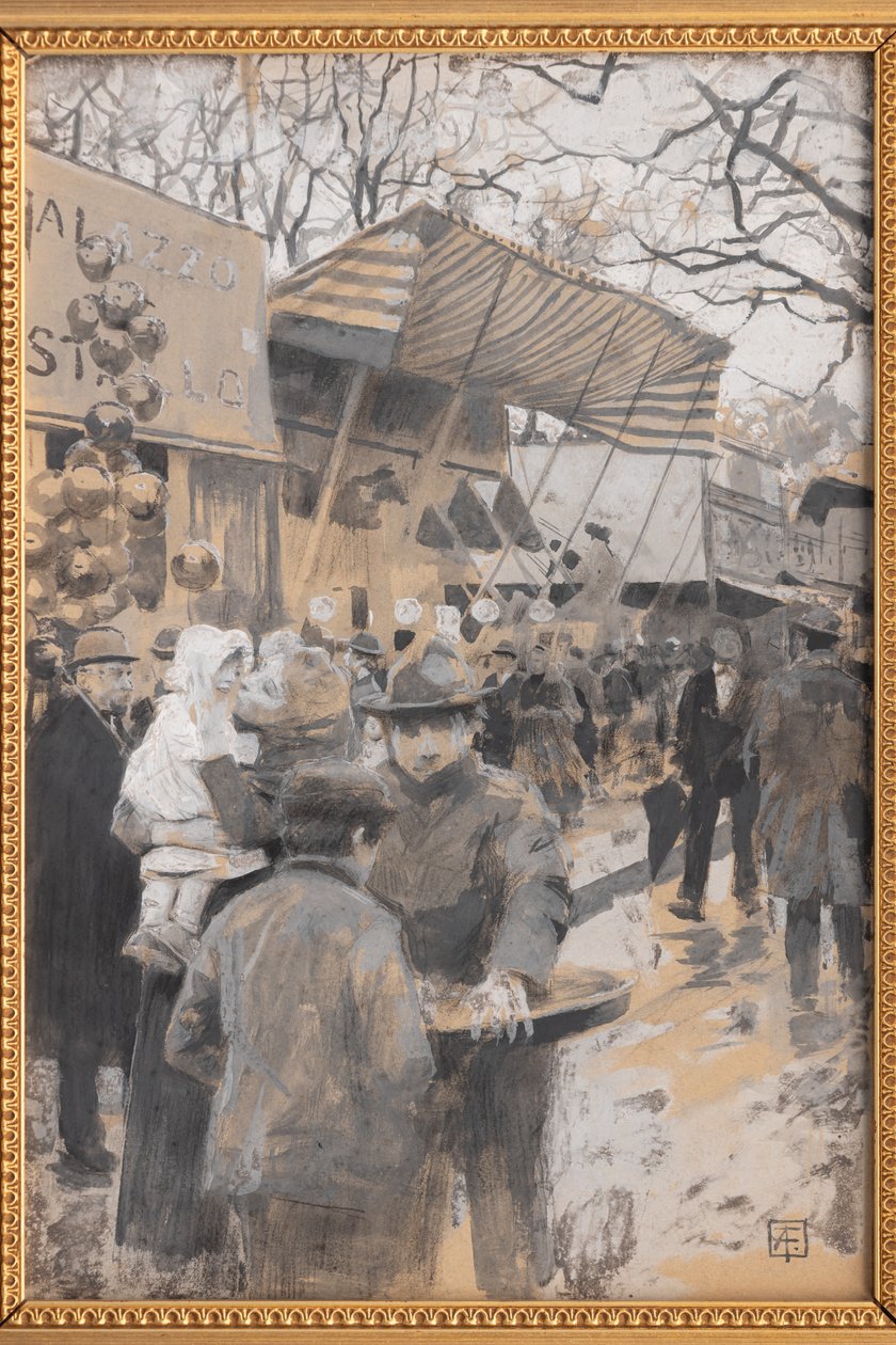 At the Market by Arnaldo Ferraguti