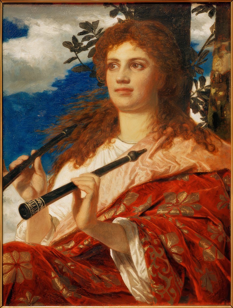 The Muse of Anacreon by Arnold Böcklin