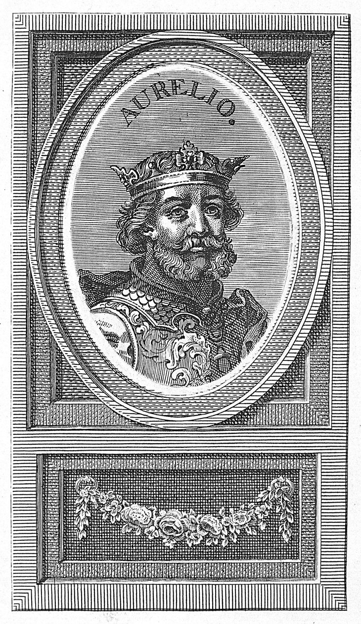 Aurelio, King of Asturias by Arnold van Westerhout