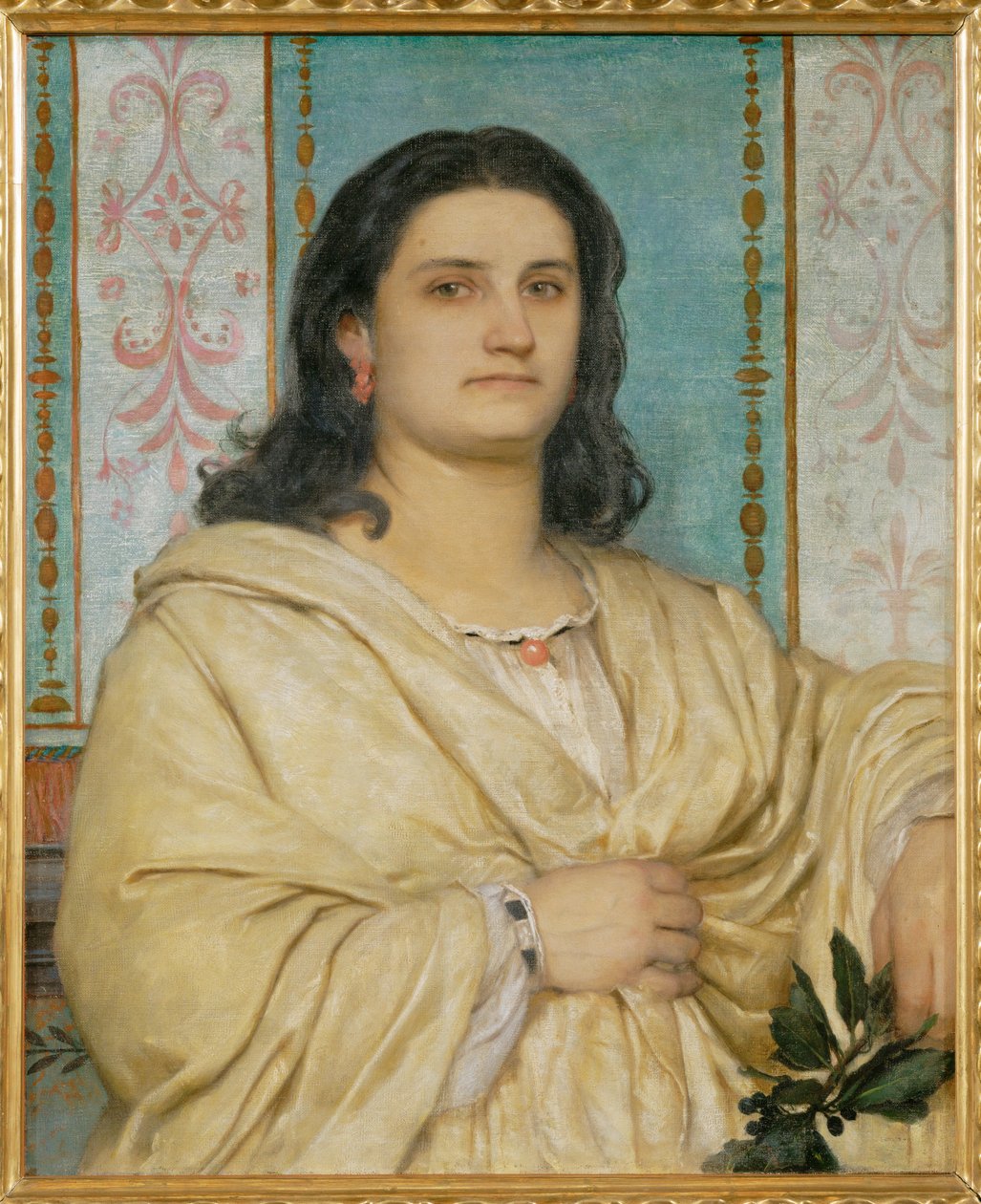 Portrait of Angela Boecklin as Muse by Arnold Böcklin