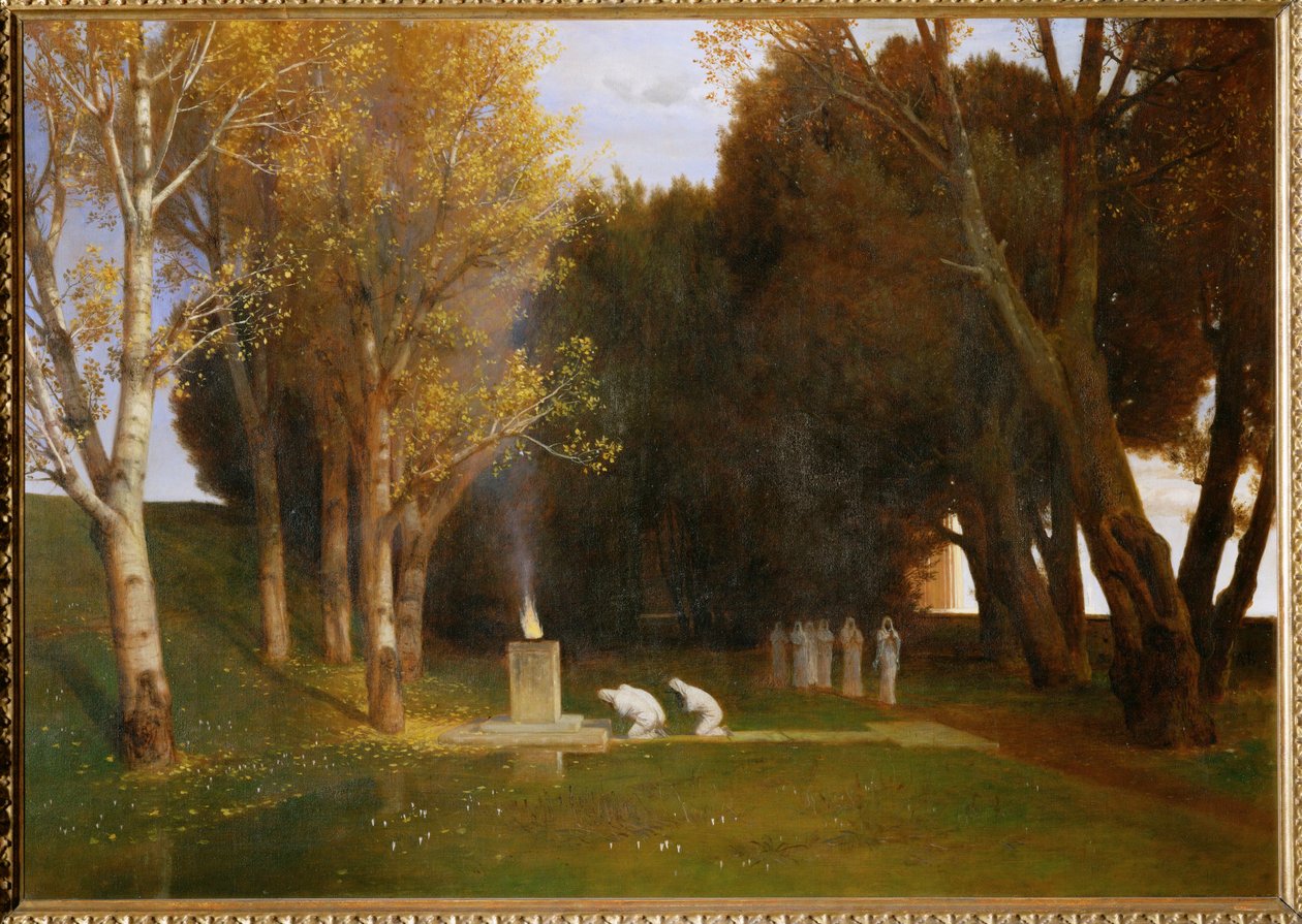 Sacred Grove by Arnold Böcklin