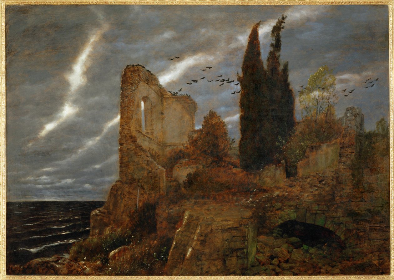 Ruin on the Seashore by Arnold Böcklin