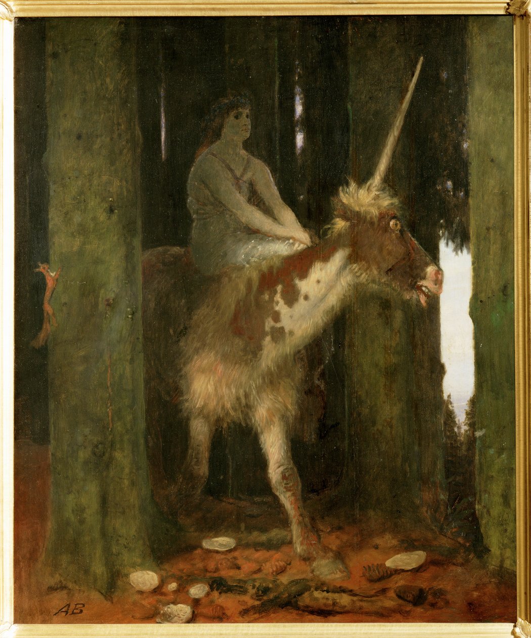 The Silence of the Woods by Arnold Böcklin