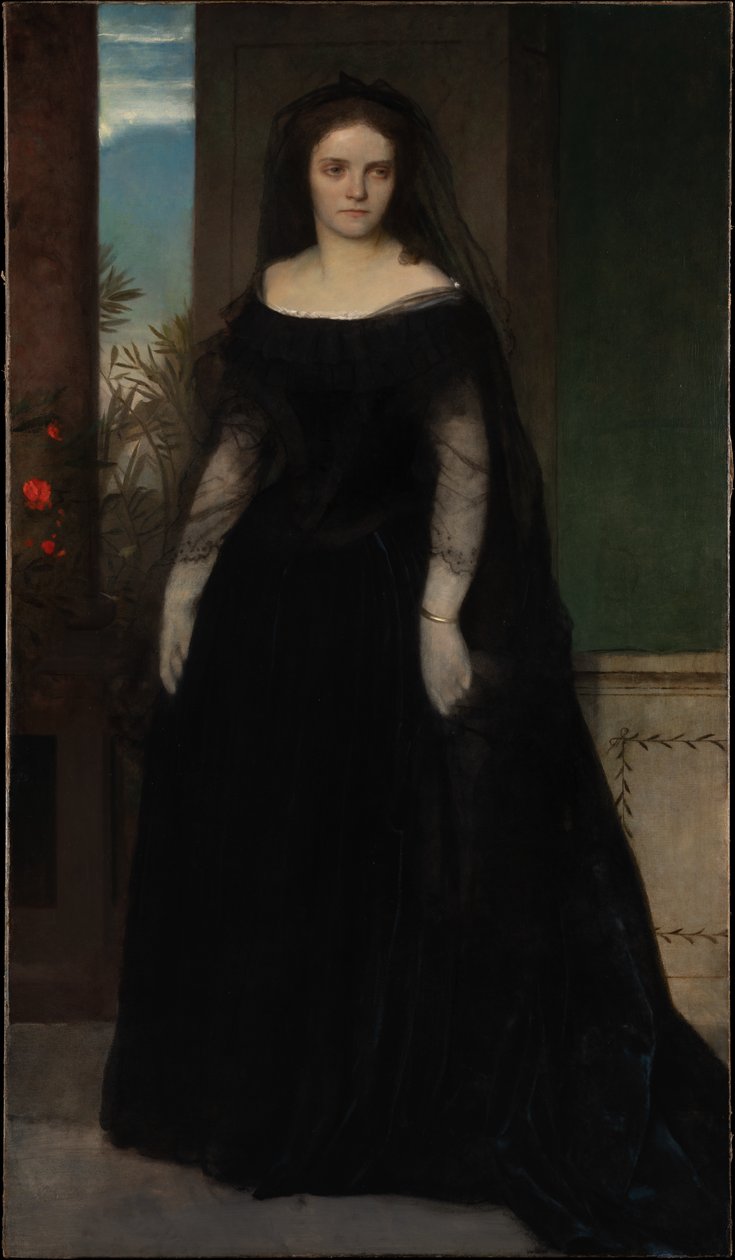 Portrait of the Actress Fanny Janauschek by Arnold Böcklin