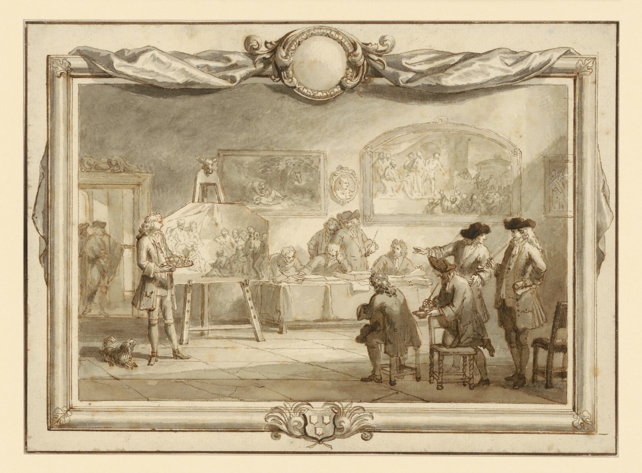 Viewing Paintings in the St. Luke