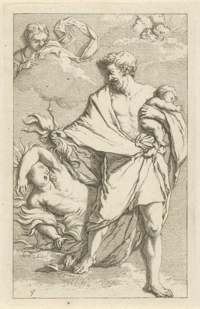 Jupiter and Semele by Arnold Houbraken