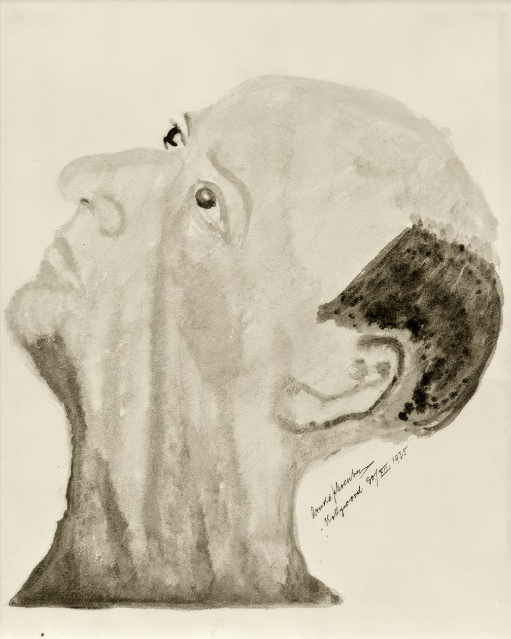 Self-Portrait by Arnold Schönberg