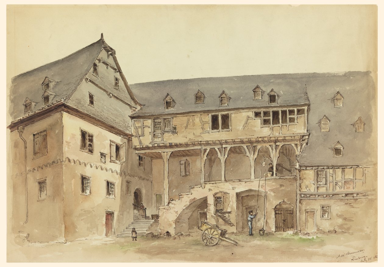 Medieval Manor Project Drawing