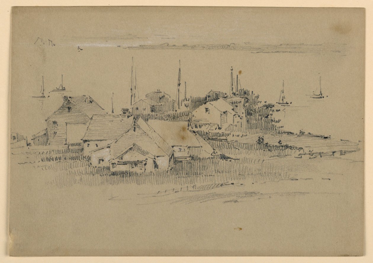 Fishing Village by Arnold William Brunner