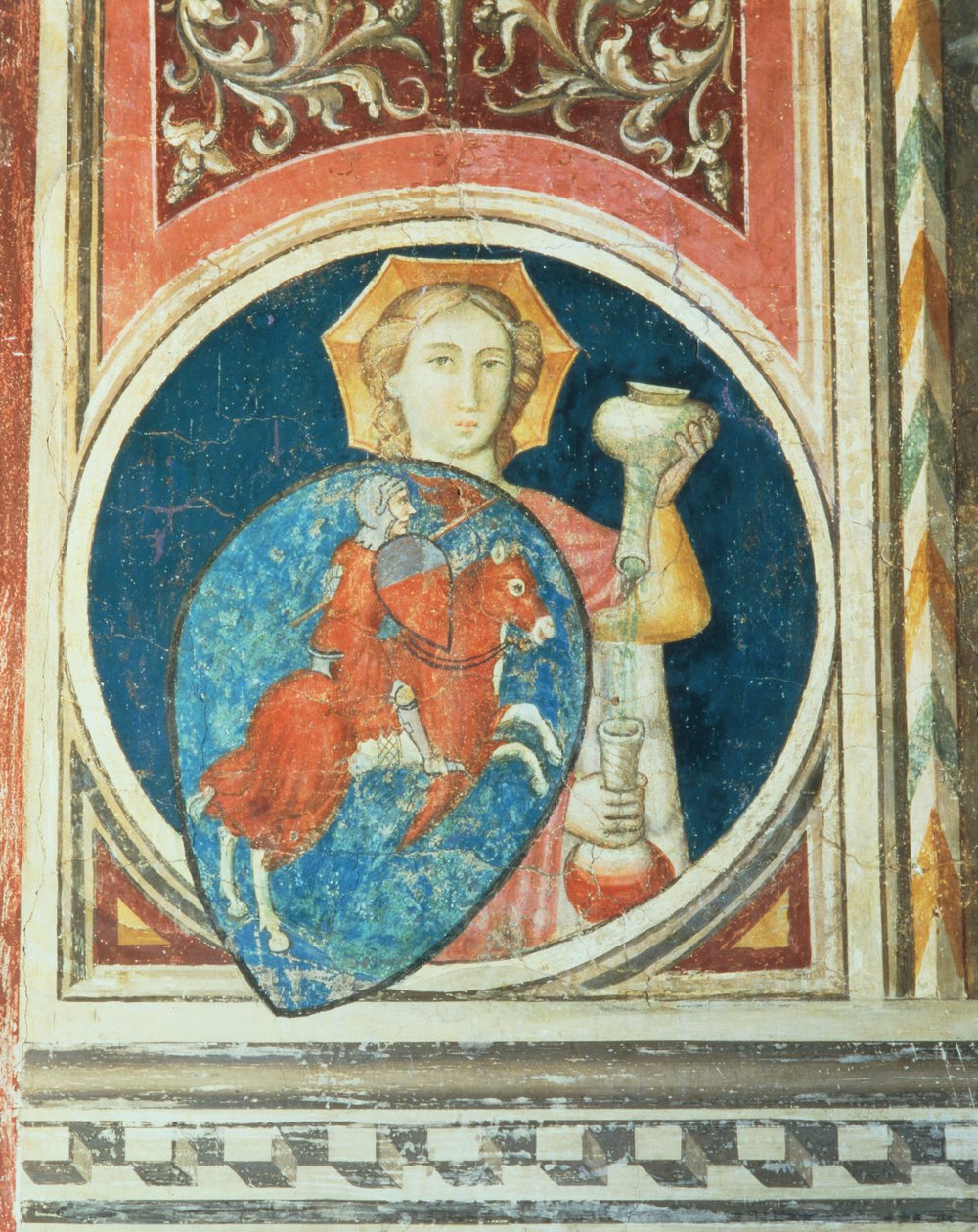 Allegorical Figure of Temperance by Arrigo di Niccolo