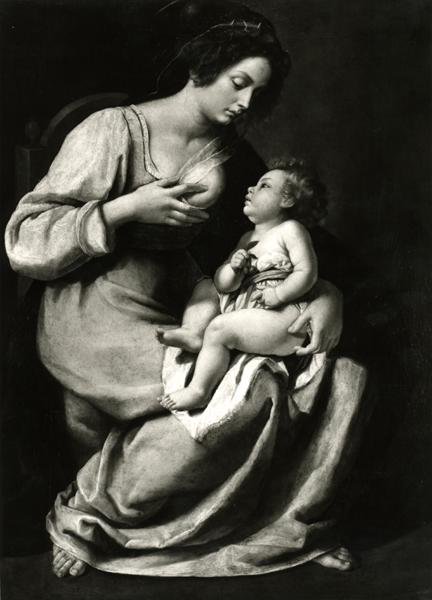 Madonna of the Cherries by Artemisia Gentileschi
