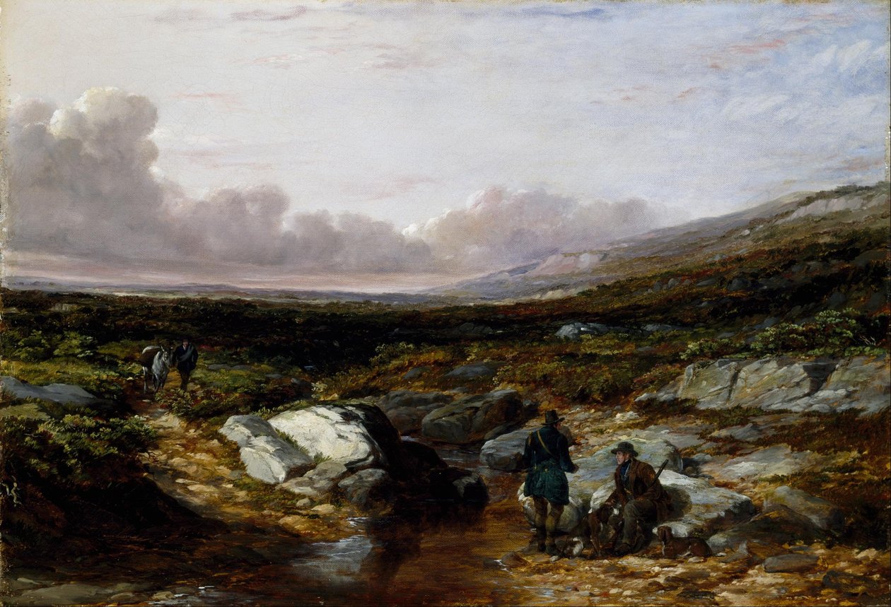 Deer Stalking in Scotland- Getting Ready by Arthur Fitzwilliam Tait