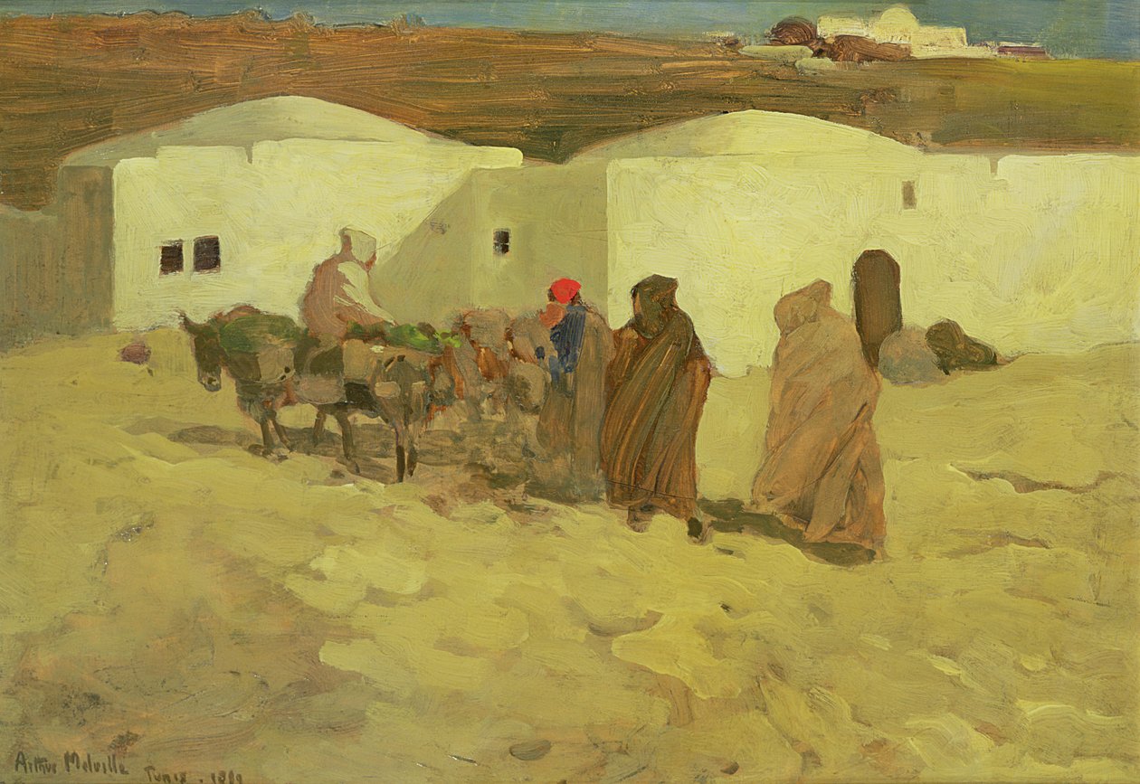 A Scene in Tunis by Arthur Melville