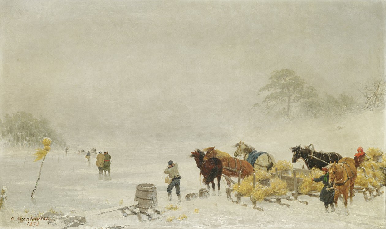 Sledges on the Ice by Arthur Nikutowski