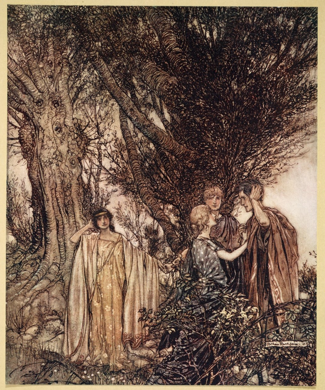 Are you sure, That we are awake It seems to me That yet we sleep, we dream (illustration from 