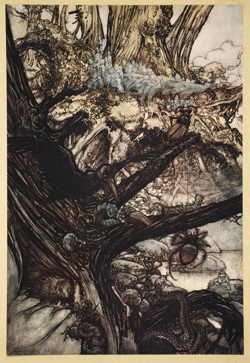 Never Harm, Nor Spell Nor Charm, Come Our Lovely Lady Nigh, Illustration from 