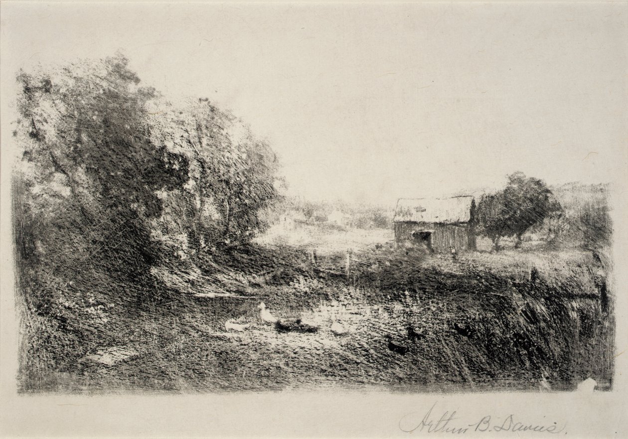 Duck Pond by Arthur B. Davies