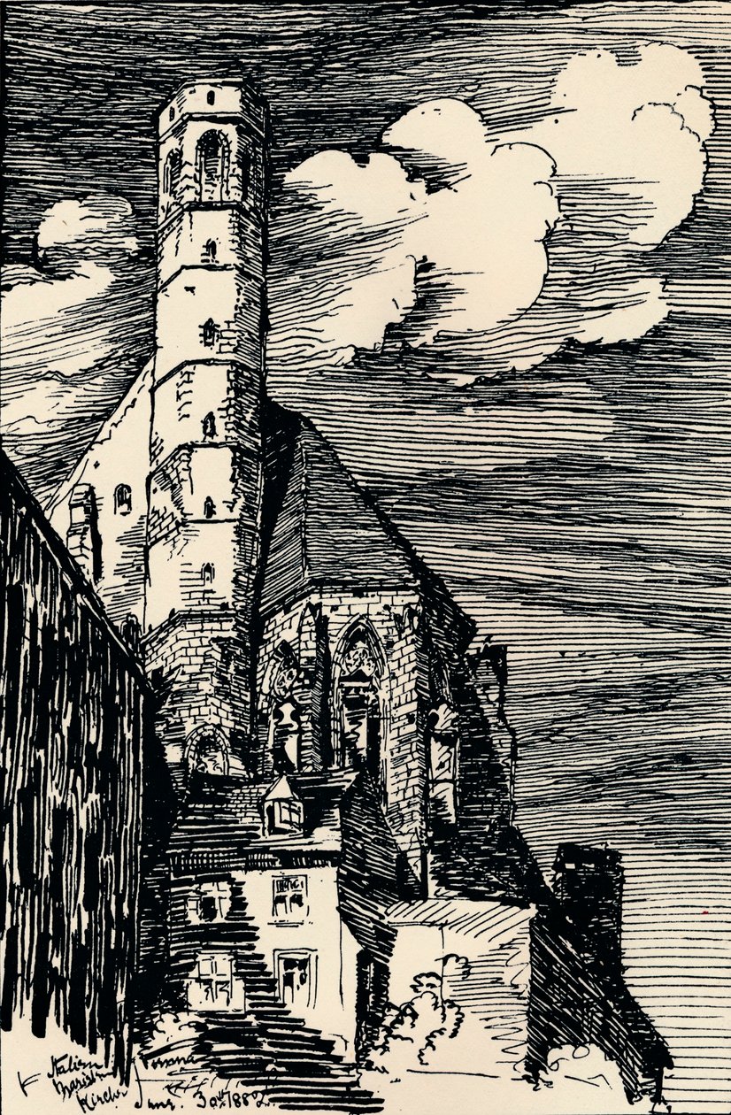 The Italian Marienkirche, Vienna by Arthur Beresford Pite