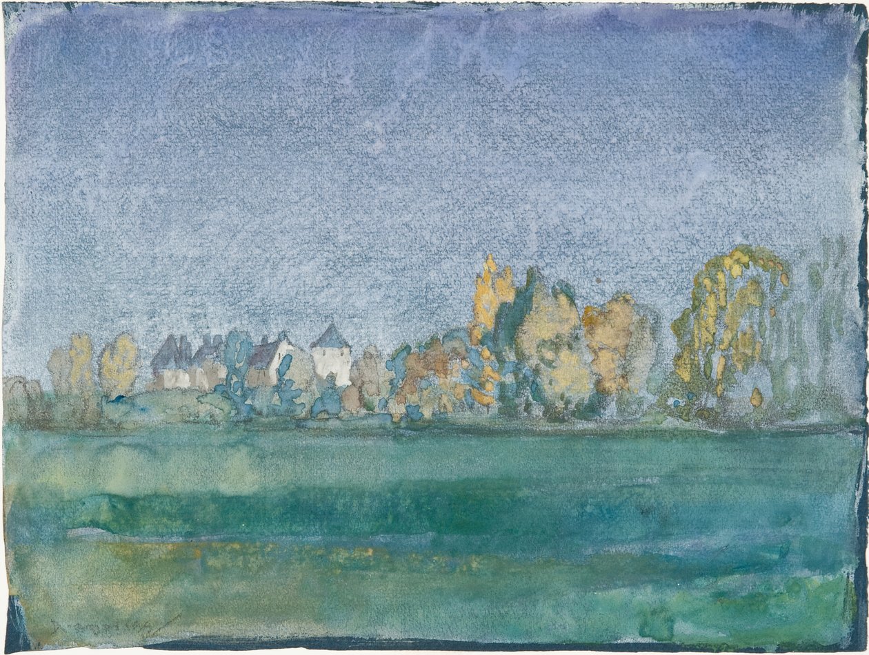 Chateau in Spring by Arthur Bowen Davies