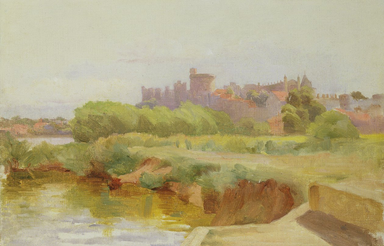View of Windsor Castle by Arthur Claude Cooke